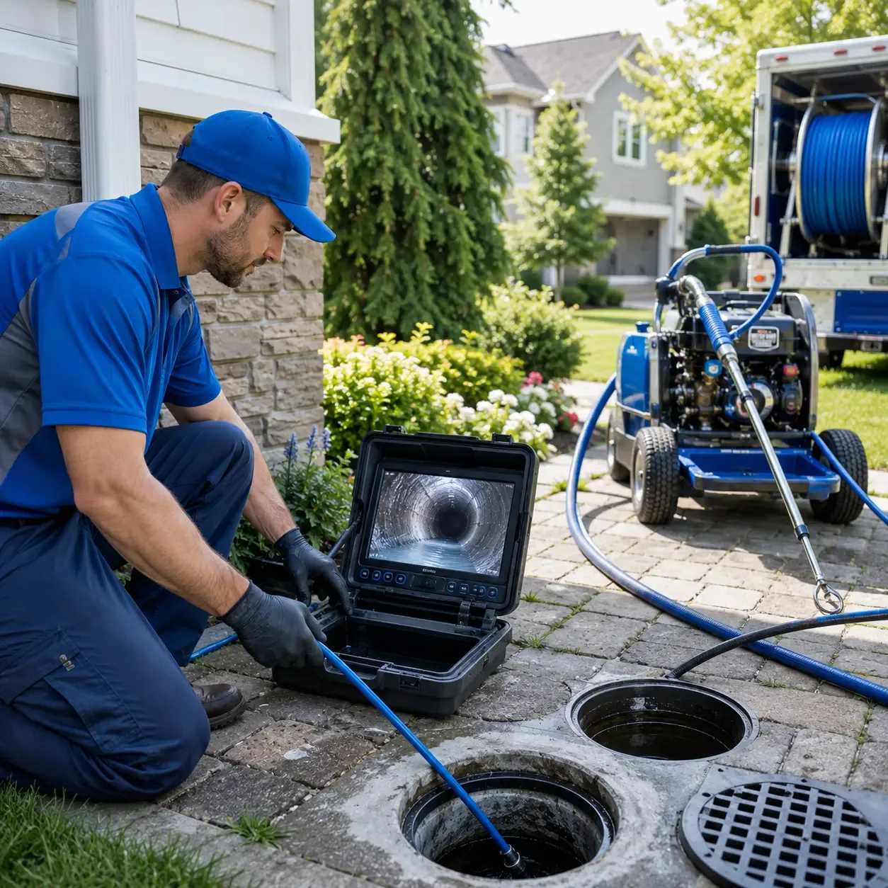 Outdoor drain cleaning professionals serving West Monroe, LA
